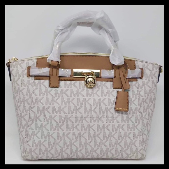 Michael Kors Hamilton Traveler Large Satchel Tote - Picture 8 of 16